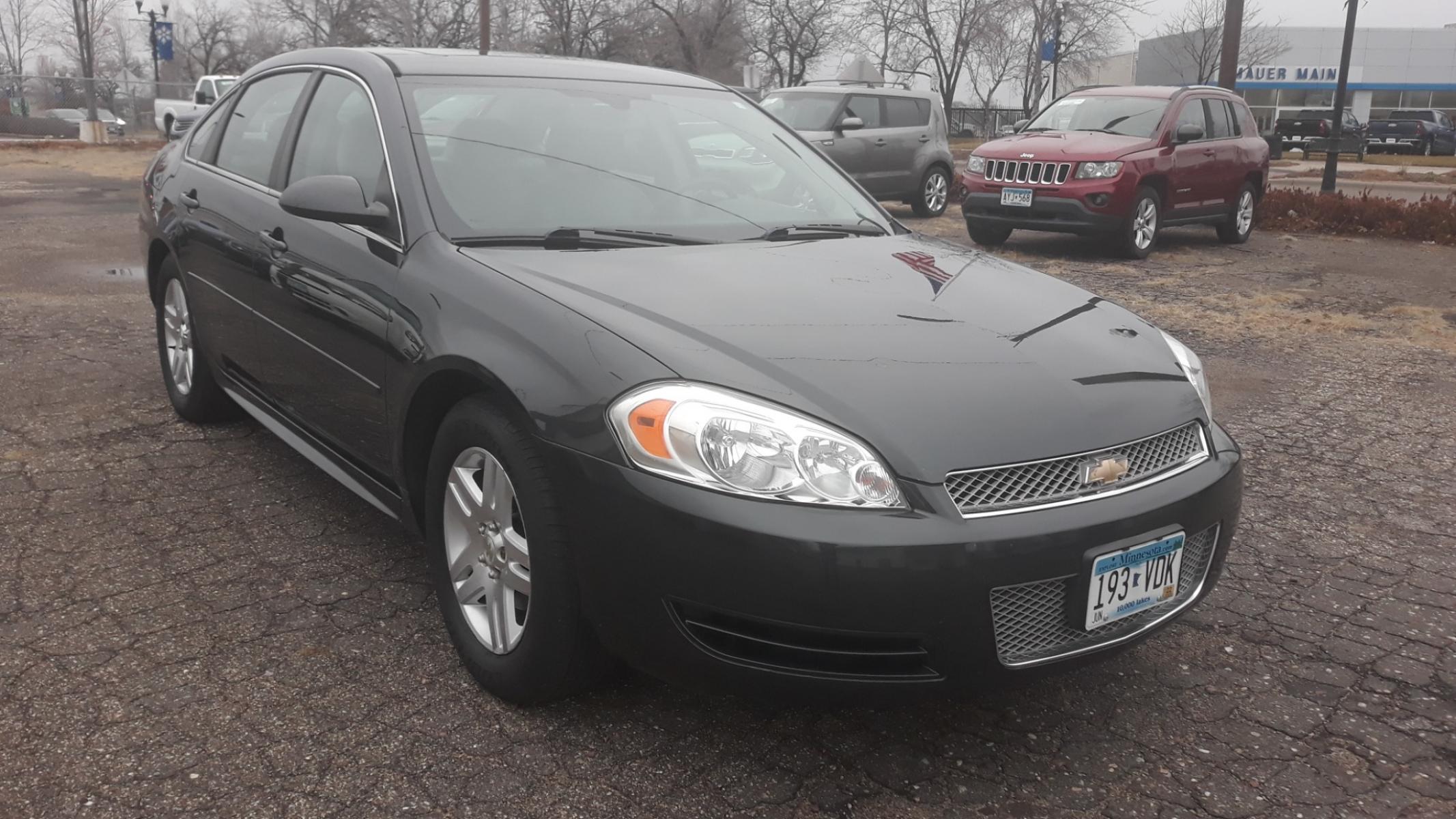 2015 DARK GRAY /GRAY Chevrolet Impala Limited LIMITED (2G1WB5E39F1) with an 3.6 engine, AUTOMATIC transmission, located at 434 West Main Street, Anoka, MN, 55303, (763) 576-9696, 45.201759, -93.396706 - Photo #2